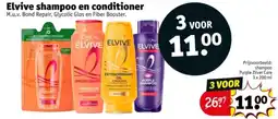Kruidvat Elvive shampoo en conditioner aanbieding