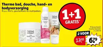 Kruidvat Therme bad, douche, hand en bodyverzorging aanbieding