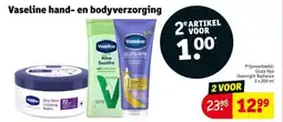 Kruidvat Vaseline hand en bodyverzorging aanbieding