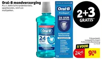 Kruidvat Oral B mondverzorging aanbieding