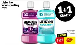 Kruidvat Listerine mondspoeling aanbieding