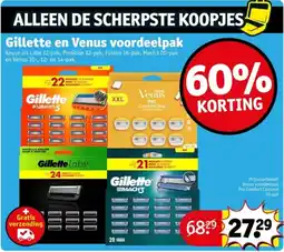 Kruidvat Gillette en Venus voordeelpak aanbieding