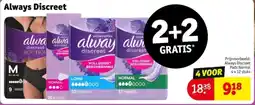Kruidvat Always Discreet aanbieding