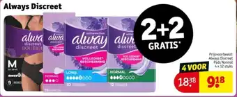 Kruidvat Always Discreet aanbieding