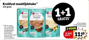 Kruidvat Kruidvat maaltijdshake aanbieding