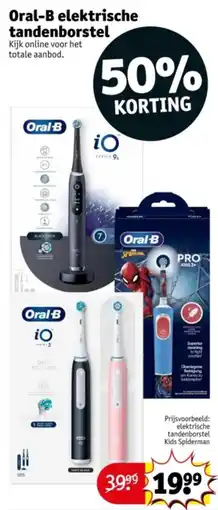 Kruidvat Oral B elektrische tandenborstel aanbieding