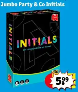 Kruidvat Jumbo Party & Co Initials aanbieding