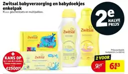 Kruidvat Zwitsal babyverzorging en babydoekjes enkelpak aanbieding