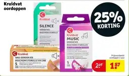 Kruidvat Kruidvat oordoppen aanbieding