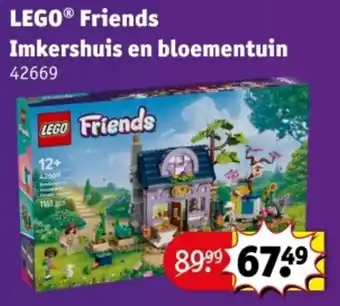 Kruidvat LEGO Friends Imkershuis en bloementuin aanbieding