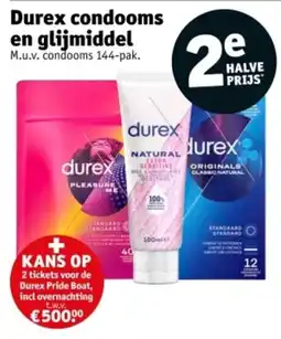Kruidvat Durex condooms en glijmiddel aanbieding