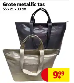 Kruidvat Grote metallic tas aanbieding