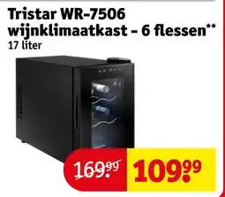 Kruidvat Tristar WR-7506 wijnklimaatkast aanbieding