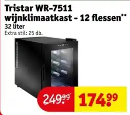 Kruidvat Tristar WR-7511 wijnklimaatkast aanbieding