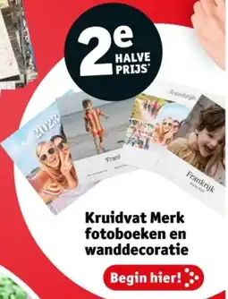 Kruidvat Kruidvat Merk fotoboeken en wanddecoratie aanbieding