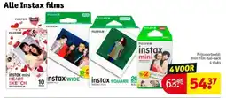 Kruidvat Alle Instax films aanbieding