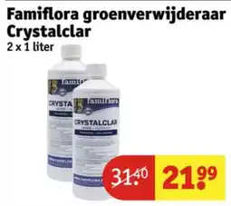 Kruidvat Famiflora groenverwijderaar Crystalclar aanbieding