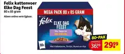 Kruidvat Felix kattenvoer Elke Dag Feest aanbieding