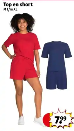 Kruidvat Top en short aanbieding
