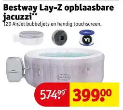Kruidvat Bestway Lay-Z opblaasbare jacuzzi aanbieding