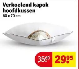 Kruidvat Verkoelend kapok hoofdkussen aanbieding