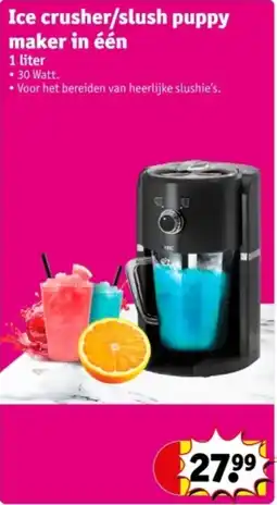 Kruidvat Ice crusher / slush puppy maker in één aanbieding