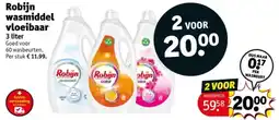 Kruidvat Robijn wasmiddel vloeibaar aanbieding