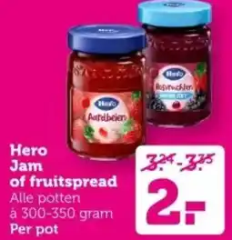 Coop Hero Jam of fruitspread aanbieding