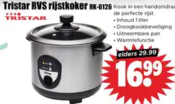 Dirk Tristar RVS rijstkoker RK-6126 aanbieding