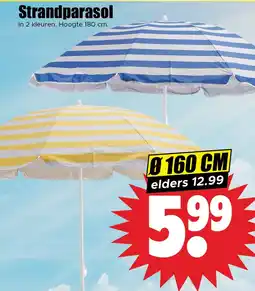 Dirk Strandparasol aanbieding