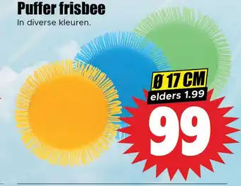Dirk Puffer frisbee aanbieding