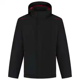Welkoop Tricorp Winter Tech Shell Accent 402703 - Werkjas - Zwart/Rood - 2XL aanbieding