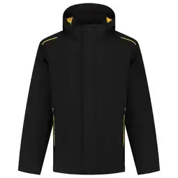 Welkoop Tricorp Winter Tech Shell Accent 402703 - Werkjas - Zwart/Geel aanbieding