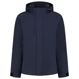 Welkoop Tricorp Winter Tech Shell Accent 402703 - Werkjas - Blauw/Taupe - 3XL aanbieding