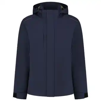 Welkoop Tricorp Winter Tech Shell Accent 402703 - Werkjas - Blauw/Taupe - 3XL aanbieding