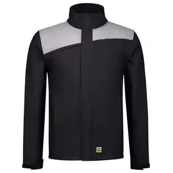 Welkoop Tricorp Bicolor 402021 - Softshell jas - Zwart/ Grijs aanbieding