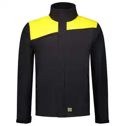 Welkoop Tricorp Bicolor 402021 - Softshell jas - Zwart / Geel aanbieding