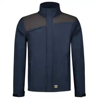 Welkoop Tricorp Bicolor 402021 - Softshell jas - Blauw/ Donkergrijs aanbieding