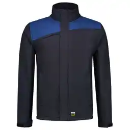 Welkoop Tricorp Bicolor 402021 - Softshell jas - Donkerblauw/ Kobalt aanbieding