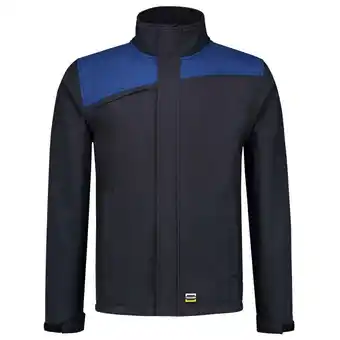 Welkoop Tricorp Bicolor 402021 - Softshell jas - Donkerblauw/ Kobalt aanbieding