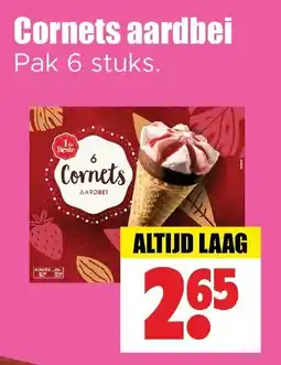 Dirk Cornets aardbei aanbieding
