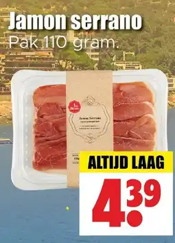 Dirk Jamon Jamon serrano aanbieding