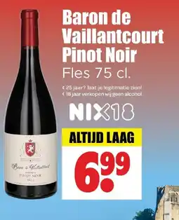 Dirk Baron de Vaillantcourt Pinot Noir aanbieding