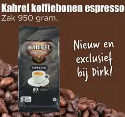 Dirk Kahrel koffiebonen espresso aanbieding