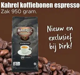 Dirk Kahrel koffiebonen espresso aanbieding
