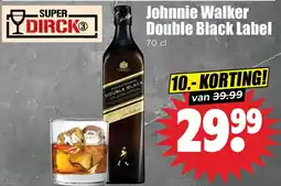 Dirk Johnnie Walker Double Black Label aanbieding