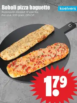 Dirk Boboli pizza baguette aanbieding