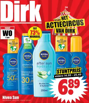 Dirk Nivea Sun aanbieding