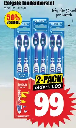 Dirk Colgate tandenborstel aanbieding