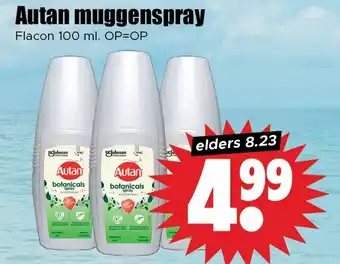 Dirk Autan muggenspray aanbieding